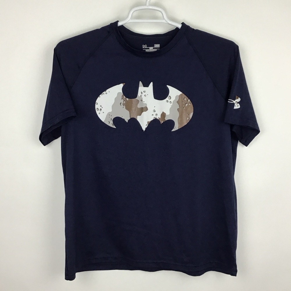 Under Armour HeatGear men’s DC Batman loose tee shirt large